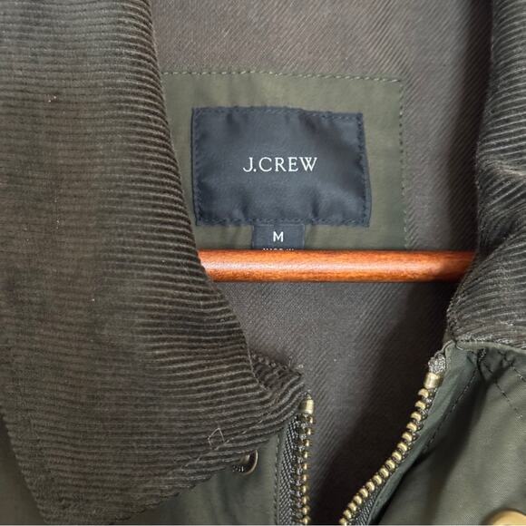 J. Crew Lightweight Highland Skye Jacket Olive Green Size M - Picture 4 of 7